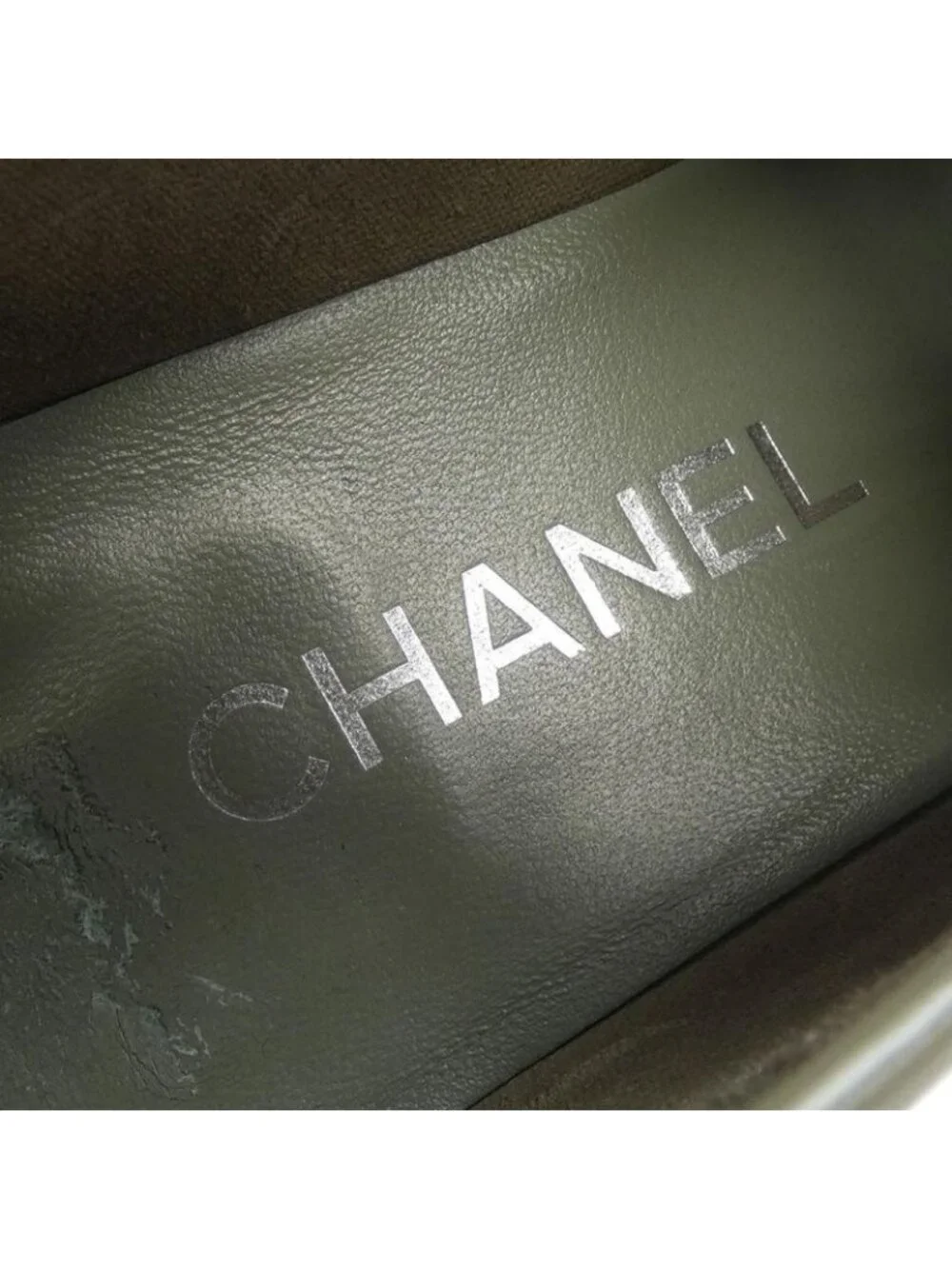 Chanel Loafers Shoes Khaki - Picture 6 of 6